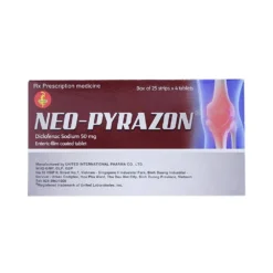 Neo-Pyrazon Hộp/ 25 vỉ x 4 viên