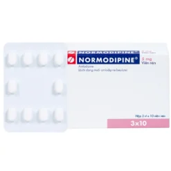 Normodipine 5 mg Hộp/3 Vỉ x 10 Viên Nén