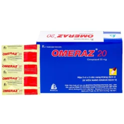 Omeraz 20 (Omeprazol)  Hộp/5 Vỉ x 4 Viên