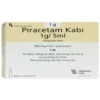 Piracetam Kabi 1g/5ml Hộp/12 Ống