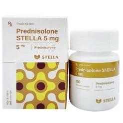 Prednisolone Stella 5mg Hộp/1 Chai 200 Viên    TY