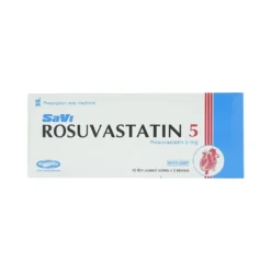 Savi Rosuvastatin 5 Hộp/3 Vỉ x 10 Viên    KĐ