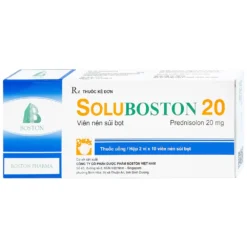 SoluBoston 20 (Prednisolone) Hộp/5 Vỉ x 10 viên