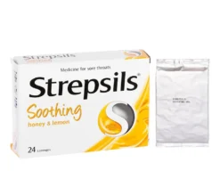 Strepsils Soothing Honey&Lemon  Hộp/24 Viên Ngậm