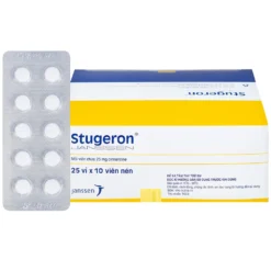 Stugeron 25 Mg Hộp/25 Vỉ x 10 Viên