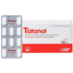 Tatanol caps 500mg Hộp 10 vỉ x 10 Viên