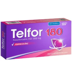 Telfor 180mg Hộp/2 Vỉ x 10 Viên