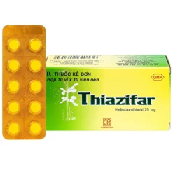 Thiazifar Hộp/10 vỉ x 10 viên