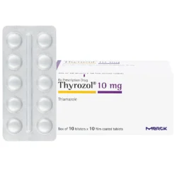 Thyrozol 10mg (Thimazole) Hộp/10 Vỉ x 10 Viên