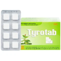 TYROTAB VB/8v Hộp/10Vỉ x 8 viên