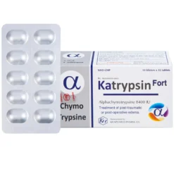 Usatrypsin Fort Hộp/2 Vỉ x 10 Viên
