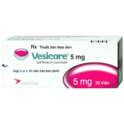 Vesicare 5mg Hộp/3 vỉ x 10 viên