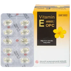 Vitamin E 400IU OPC Hộp/4 Vỉ x 10 viên