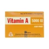 Vitamin A 5000 IU Hộp/10 Vỉ x 10 Viên Nhộng