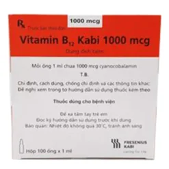 Vitamin B12 Kabi 1000mcg Hộp/10 Ống x 1ml