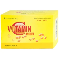 Vitamin C 500mg Hộp/10 Vỉ x 10 Viên Nén