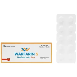 Warfarin 5 Hộp 3 Vỉ x 10 Viên