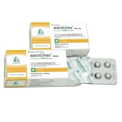 Bostrypsin (Chymotrypsin) Hộp/10 vỉ x 10 viên
