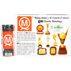 Băng Thun 4 IN ( 3 móc ) Quang Mậu Hộp/12 Cuộn