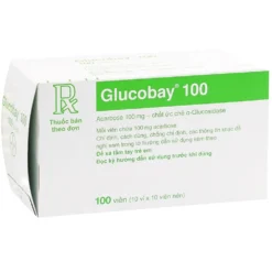 Glucobay 100 Hộp/10 Vỉ x 10 Viên nén