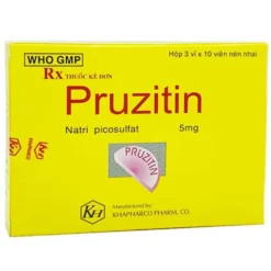 Pruzitin Hộp/3 vỉ x 10 viên nén nhai