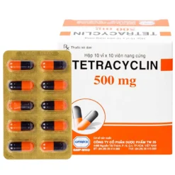 Tetracyclin 500mg Hộp/ 100 viên nang