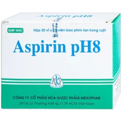 Aspirin PH8 Hộp/20 Vỉ x 10 Viên Nén Bao Phim