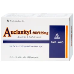 Auclanityl 500/125mg Hộp/2 vỉ x 10 viên nén bp