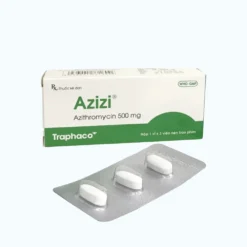 Azizi (Azithromycin) Hộp/1 Vỉ x 3 Viên