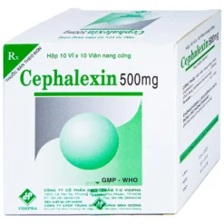 Cephalexin 500 mg CLong Chai/200 Viên Nang Cứng