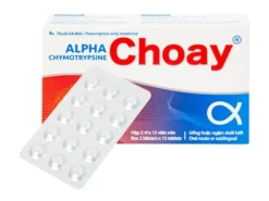 Alphachymotrypsine Choay Hộp /2 Vỉ x 15 Viên Nén       KĐ