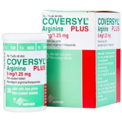 Coversyl 5 Mg Hộp/1 Lọ 30 Viên Nén bao Phim