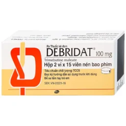 Debridat 100 Mg Hộp/2 Vỉ x 15 Viên Nén Bao Phim