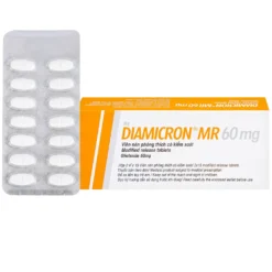 Diamicron MR Tab 60mg Hộp/2 Vỉ x 15 Viên Nén   KĐ