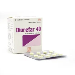 Diurefar 40 (Furosemid) Hộp/10 vỉ x 12 viên