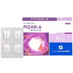 Pizar 6mg Hộp/1 Vỉ x 4 Viên