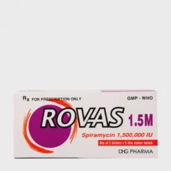 Rovas 1.5UI  Hộp/2 Vỉ x 8 Viên      KĐ