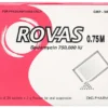 Rovas 750.000 IU Hộp/24 gói x 3g        KĐ