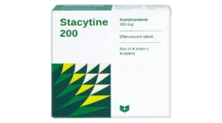 Stacytine 200 (Acetylcysten)  Stella Hộp /16 viên sủi      TY